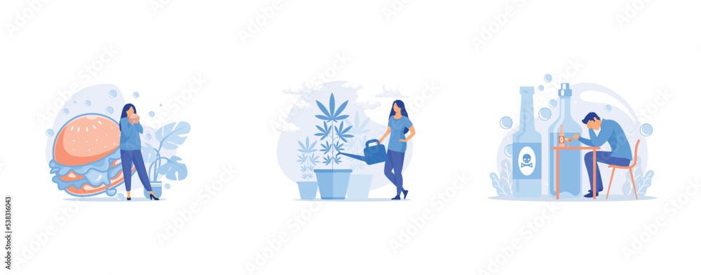 Fototapeta premium Graphic of Infographic Element Design Templates with Icons and 4 Options or Steps, the path to the target's achievement, concept of meditation during working hours, set flat vector modern illustration