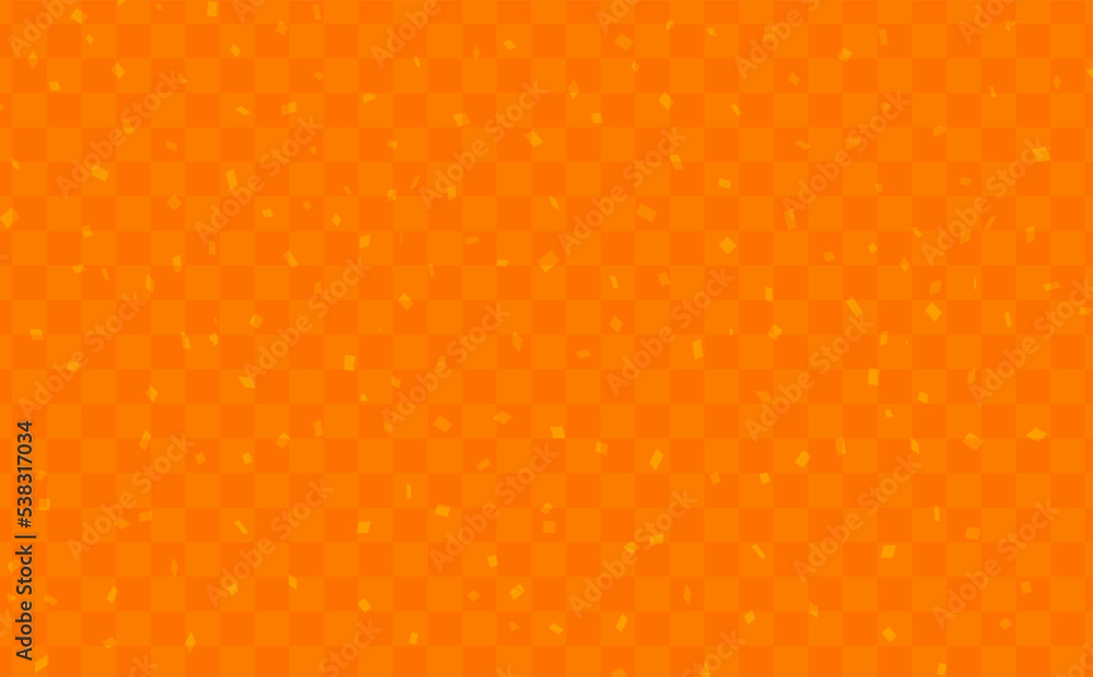 市松模様　オレンジ　壁紙　和風　背景 テクスチャ