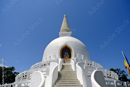 Canvas Print buddhist stupa in the sunshine