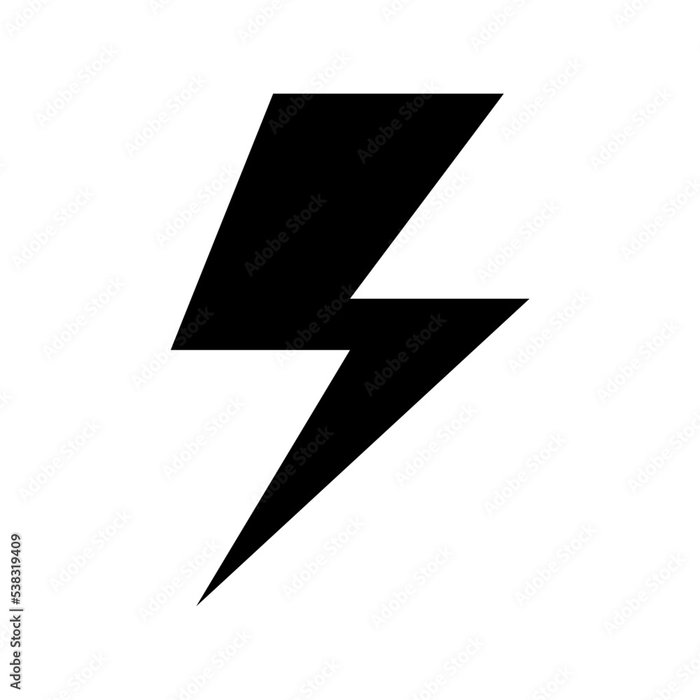 Thunderbolt Vector Icon Thunderbolt Vector Icon