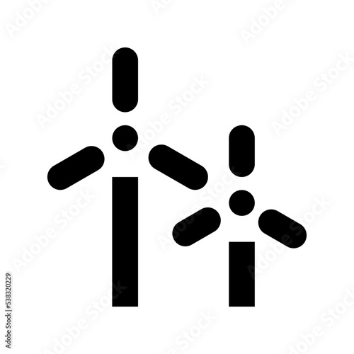 Windmill Vector Icon