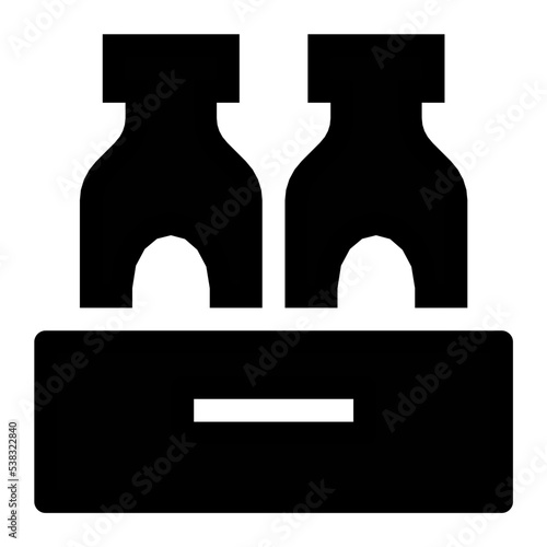 Beer Crate Vector Icon