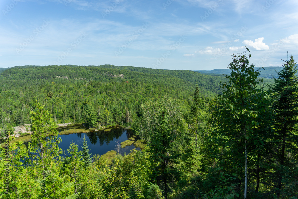 Fototapeta premium Lake Edouard, Mauricie National Park, Shawinigan, Quebec, Canada