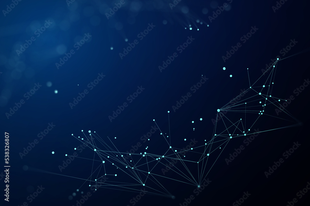 Abstract connect dots. Technology hi tech connection digital data design concept, illustration Abstract connect dots. Technology hi tech connection digital data design concept, illustration