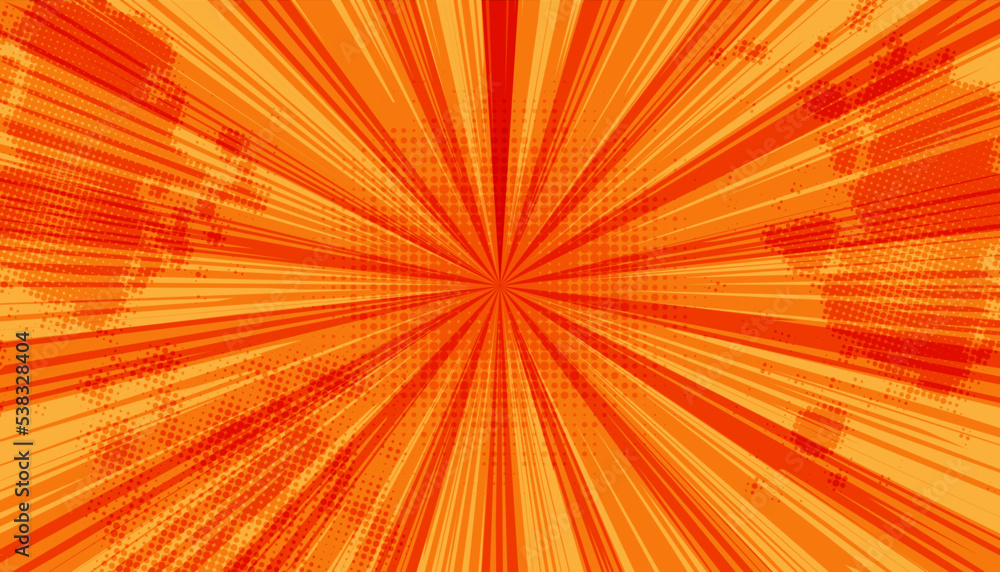 abstract background vector vith rays for comic or other