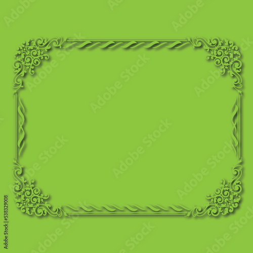 Frame  in the style of an ornament  Vector illustration eps 10  Art.