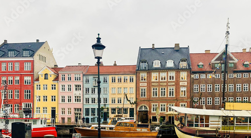 Nyhavn houses in Copenhagen