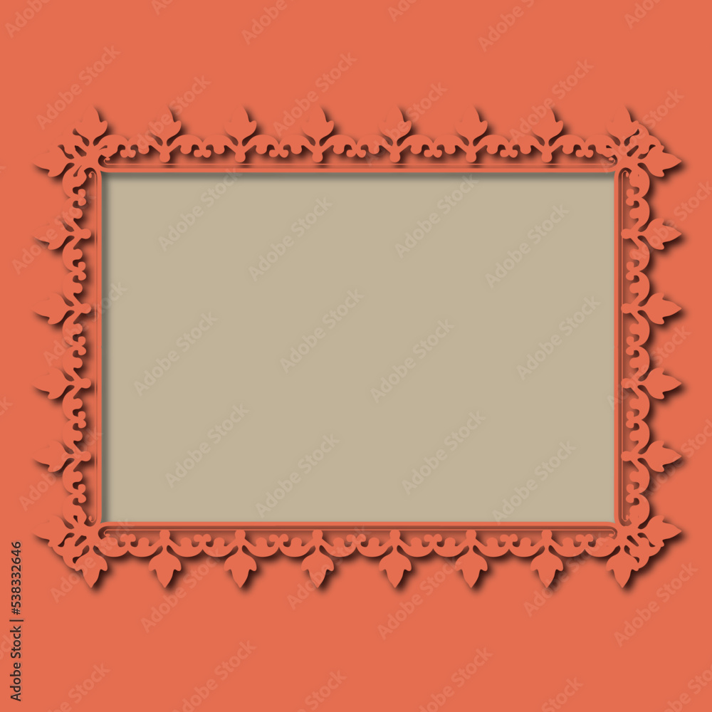 Frame, in the style of an ornament, Vector illustration eps 10, Art. Frame, in the style of an ornament, Vector illustration eps 10, Art.