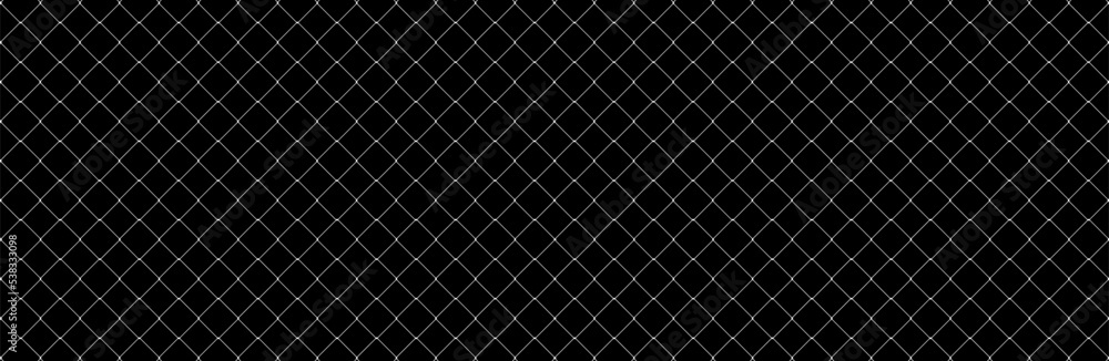 Net texture pattern on black background. Net texture pattern for backdrop and wallpaper. Realistic net pattern with black squares. Geometric background, vector illustration Net texture pattern on black background. Net texture pattern for backdrop and wallpaper. Realistic net pattern with black squares. Geometric background, vector illustration