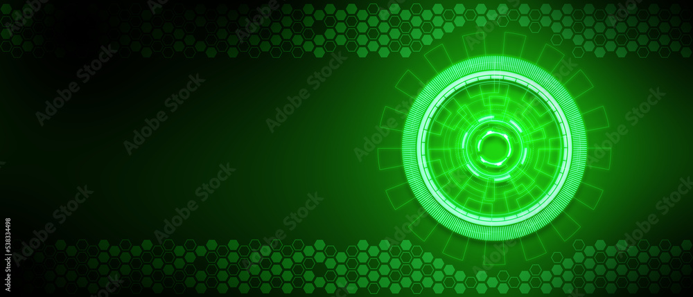 green abstract background tech sci fi innovation pattern design