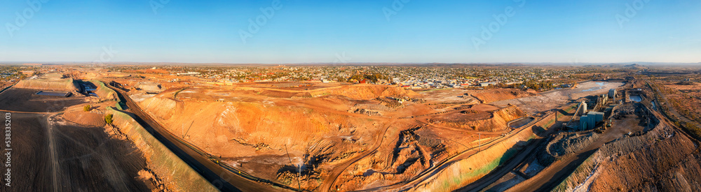 D BH MIne 2 downtown mid wide pan
