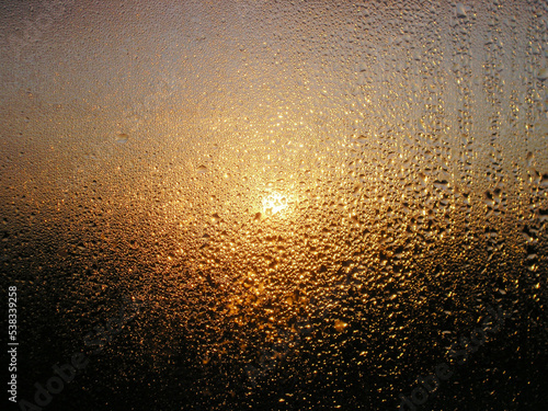 Drops on glass