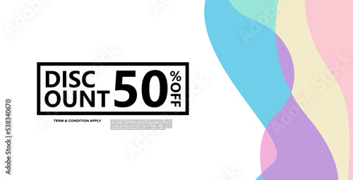 Colorful abstract geometric or fluid banner template. Giveaway, discount, cash back, gift card, and member card bonus design template.