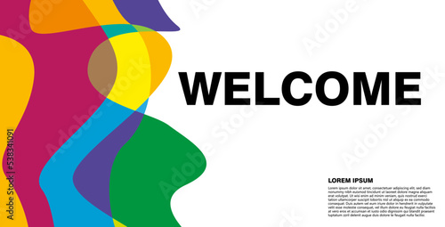 Colorful abstract geometric or fluid banner template. Giveaway, discount, cash back, gift card, and member card bonus design template.