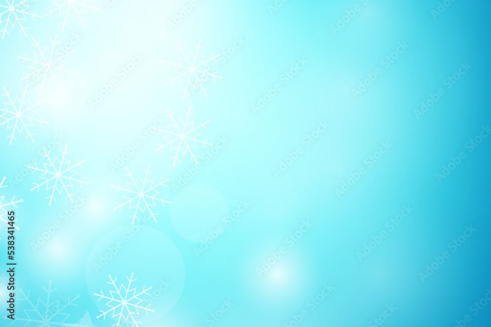 Empty Christmas Background with Light Effects