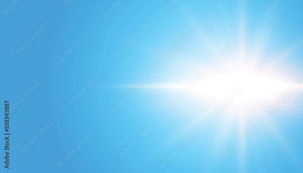 Blue background with glowing flare effect design Blue background with glowing flare effect design