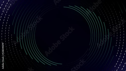 streaming lines animation with spin