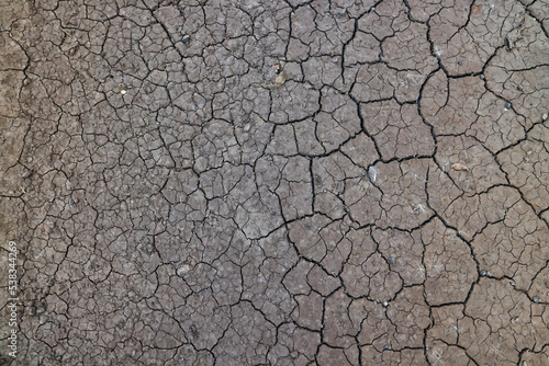 cracks on the ground desert texture background earth climate ecology © kichigin19