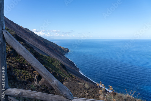 Island Stromboli in September 2022