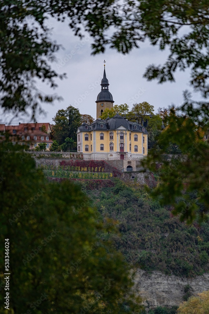 Dornburger Schlösser nahe Jena im Herbst