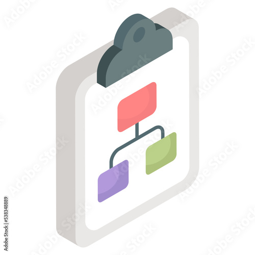 An editable design icon of algorithm