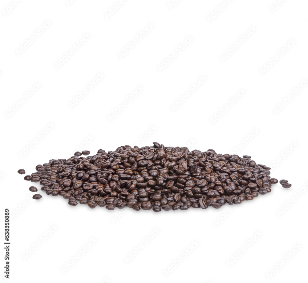 Coffee beans isolated on transparent background. (.PNG) Coffee beans isolated on transparent background. (.PNG)