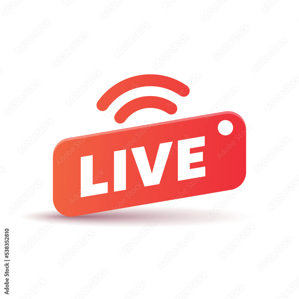 Live stream symbol, icon with smartphone. Emblem for broadcasting, online tv, sport, news and radio streaming. Live stream symbol, icon with smartphone. Emblem for broadcasting, online tv, sport, news and radio streaming.
