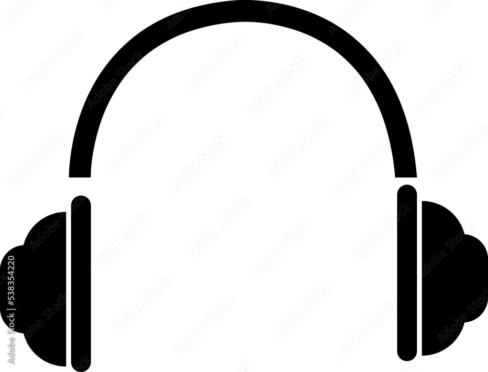 Headphone icon in trendy flat style isolated on background..eps Headphone icon in trendy flat style isolated on background..eps