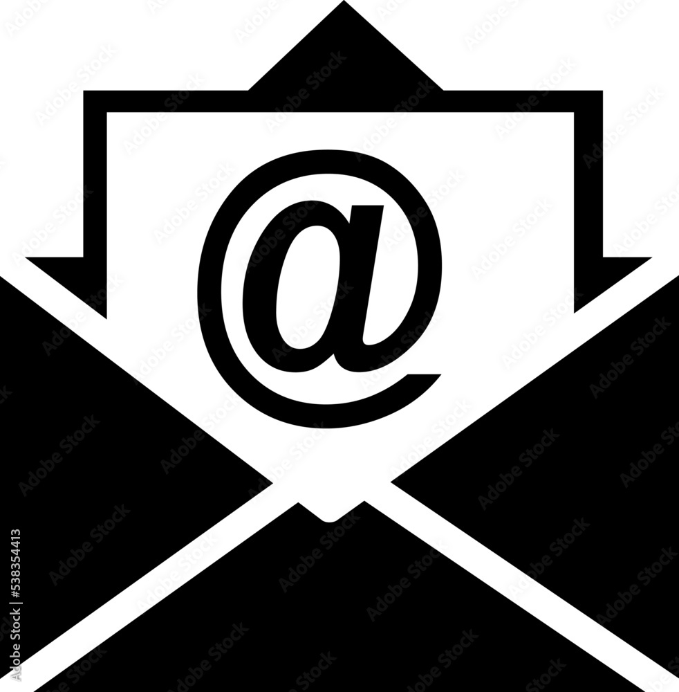 Mail vector icon illustration on white background..eps Mail vector icon illustration on white background..eps