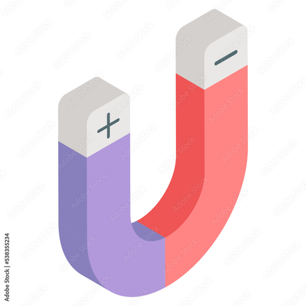 Unique design icon of magnet Unique design icon of magnet