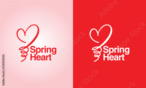 Creative Heart Spring Logo Design