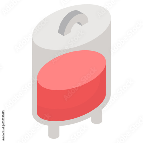 Modern design icon of blood bag