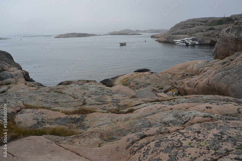 Rocky coast near Smögen, Sweden.