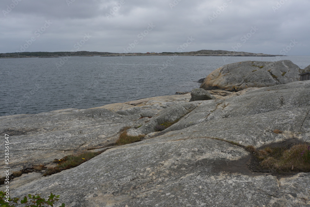 Rocky landscape in Marstrand, Sweden Rocky landscape in Marstrand, Sweden