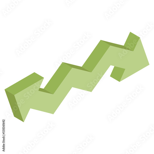 Free Download An icon design of spiral double head arrow - GFXLoad