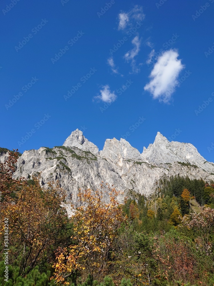 Der Blick auf die Grundübelhörnern Der Blick auf die Grundübelhörnern