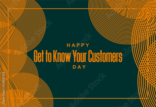 get to know your customers day
