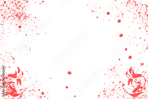 red frame