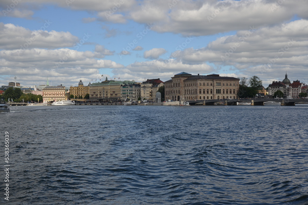 View of Stockholm from the water
