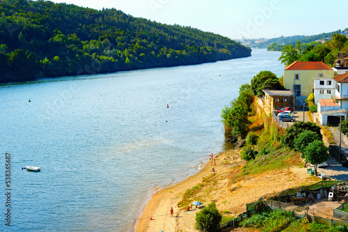 Douro river valley village ...