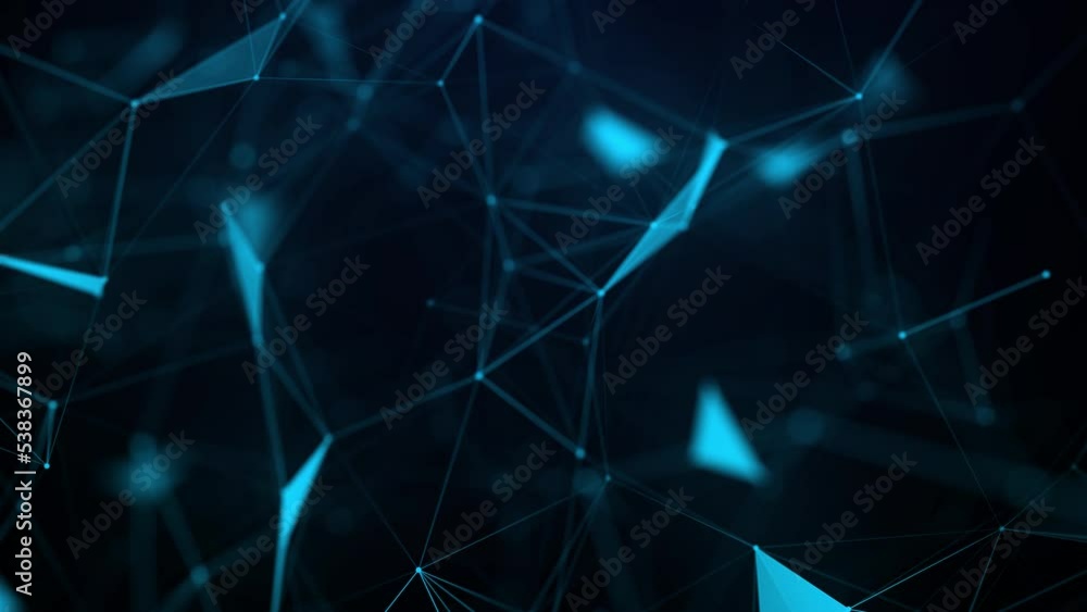 Colored polygonal space. Connection dots and lines structure. Digital background. Triangular futuristic business wallpaper. 3d. 4k animation. Colored polygonal space. Connection dots and lines structure. Digital background. Triangular futuristic business wallpaper. 3d. 4k animation.