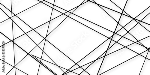 Abstract lines in black and white tone of many squares and rectangle shapes on white background. Metal grid isolated on the white background. nervures de feuilles mortes, fond rectangle and geometric