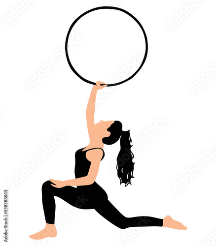 Fitness woman doing exercise