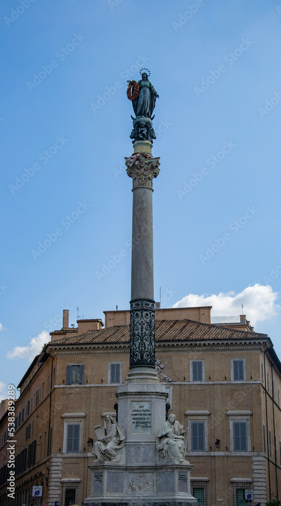 Column of the Immaculate Conception in Piazza di Spagna, Rome
