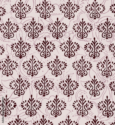 Ajrakh Pattern and block print Pattern and batik print Background digital printing textile pattern