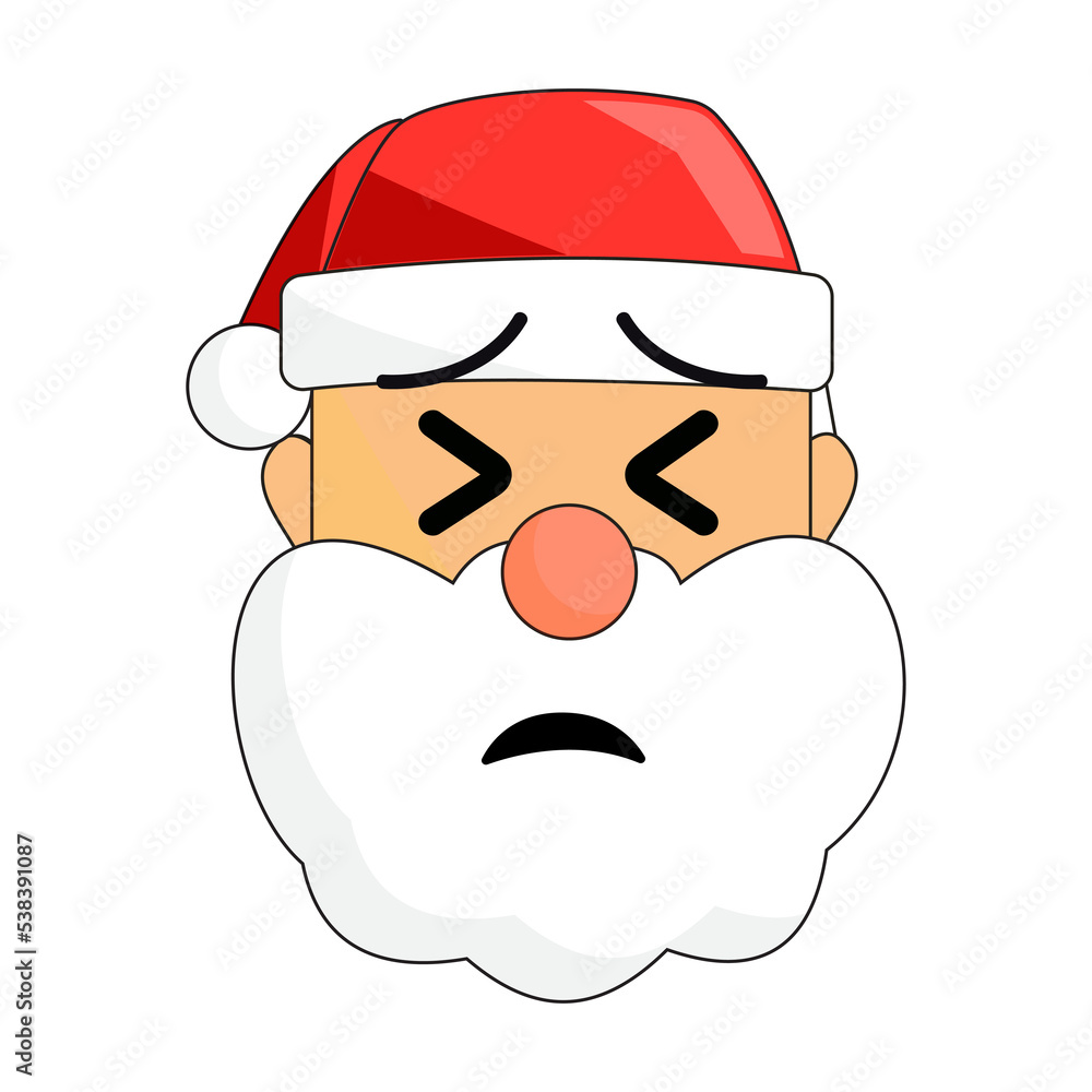 Santa Emoticons Chracter Santa Emoticons Chracter