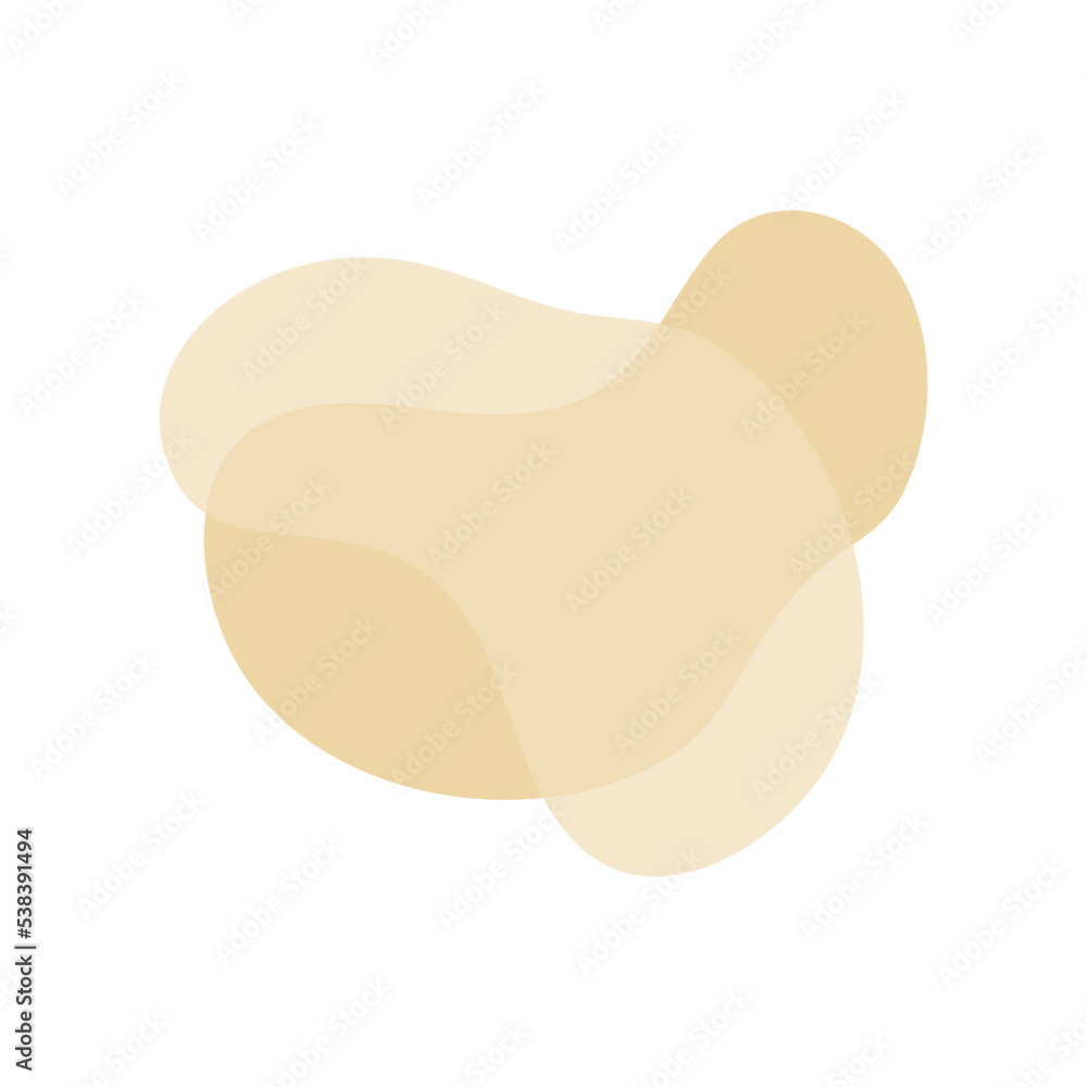 Beige Abstract Shape Beige Abstract Shape