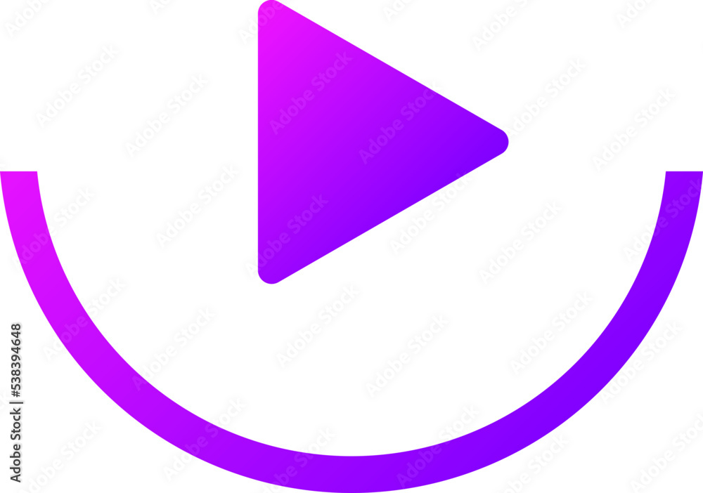 Play button ui icon 