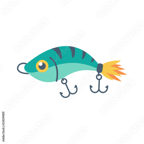 Lure for fishing rods Fishing equipment. Leisure activities at the lake