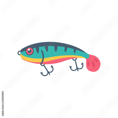Lure for fishing rods Fishing equipment. Leisure activities at the lake
